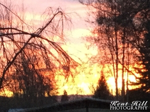 Sunset from Evergreen, Montana