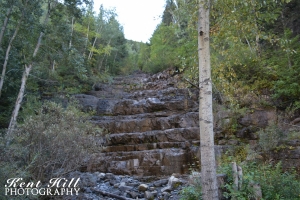 Waterfall along US 2 West of Devils Creek Campground 2 Montana