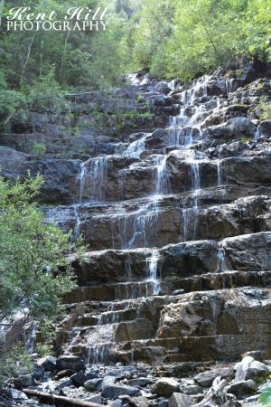 Waterfall along US 2 West of Devils Creek Campground Montana