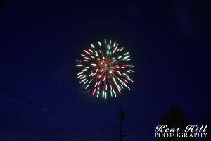 Fireworks 2 over Evergreen Montana