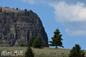 Chief Cliff above Flathead Lake near Elmo Montana