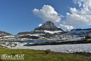 Reynolds Mountain from Logan Pass in Glacier National Park Montana