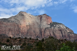 Rock Wall in Zion National Park Utah