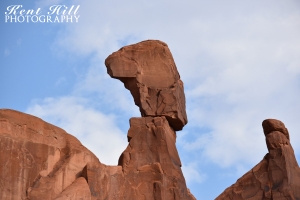 From Park Avenue Viewpoint at Arches National Park Utah