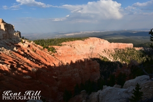 Looking East from Bryce Canyon National Park Utah