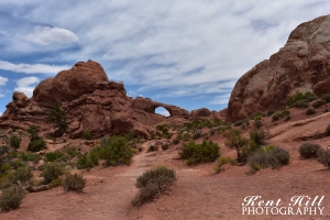 Skyline Arch in Arches National Park Utah