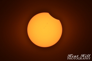 Eclipse 1 West of Rexburg Idaho