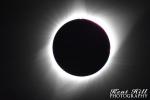Eclipse 15 West of Rexburg Idaho (Totality 3 Start of Bailey's Beads)