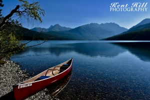Kintla Lake in Glacier National Park Montana