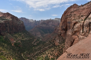 Canyon Overlook at Zion National Park Utah