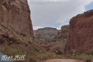 Grand Wash in Capitol Reef National Park Utah