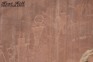 Petroglyphs in Capitol Reef National Park Utah