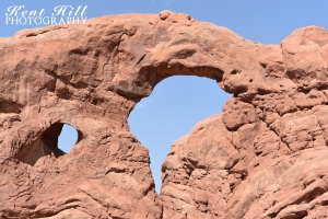 Turret Arch in Arches National Park Utah