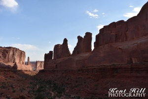 Park Avenue in Arches National Park Utah