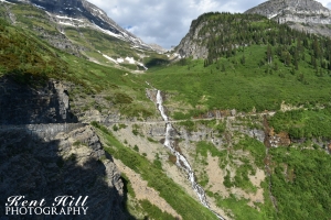 Haystack Falls in Glacier National Park Montana