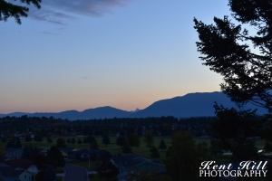 Sunrise Over Village Greens looking into Glacier National Park Montana